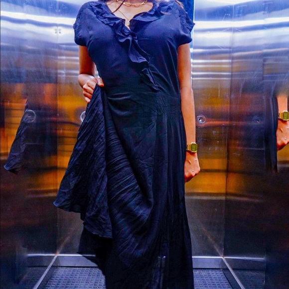 Vero Moda Black maxi dress.